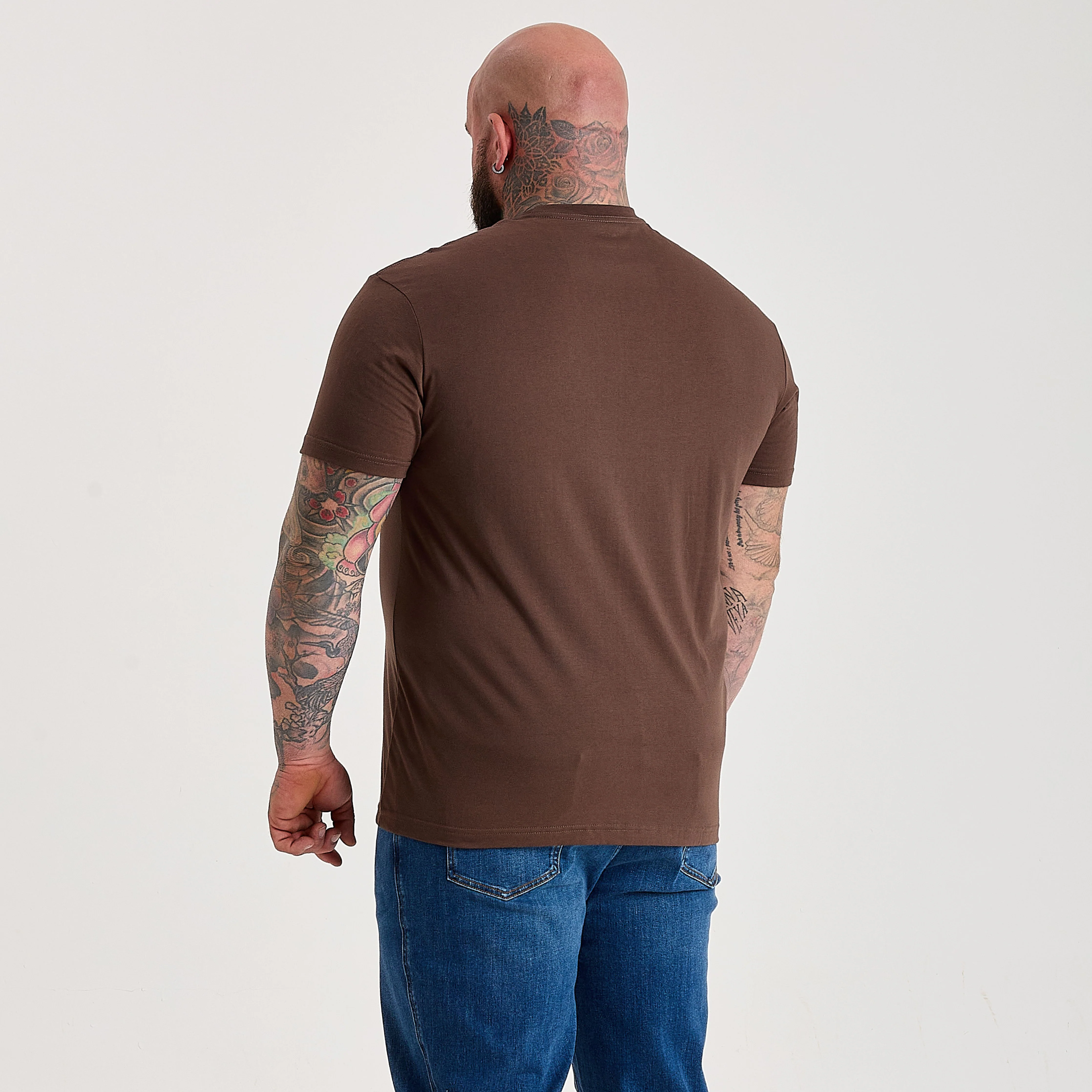 Chocolate V-Neck T-Shirt - Image 3