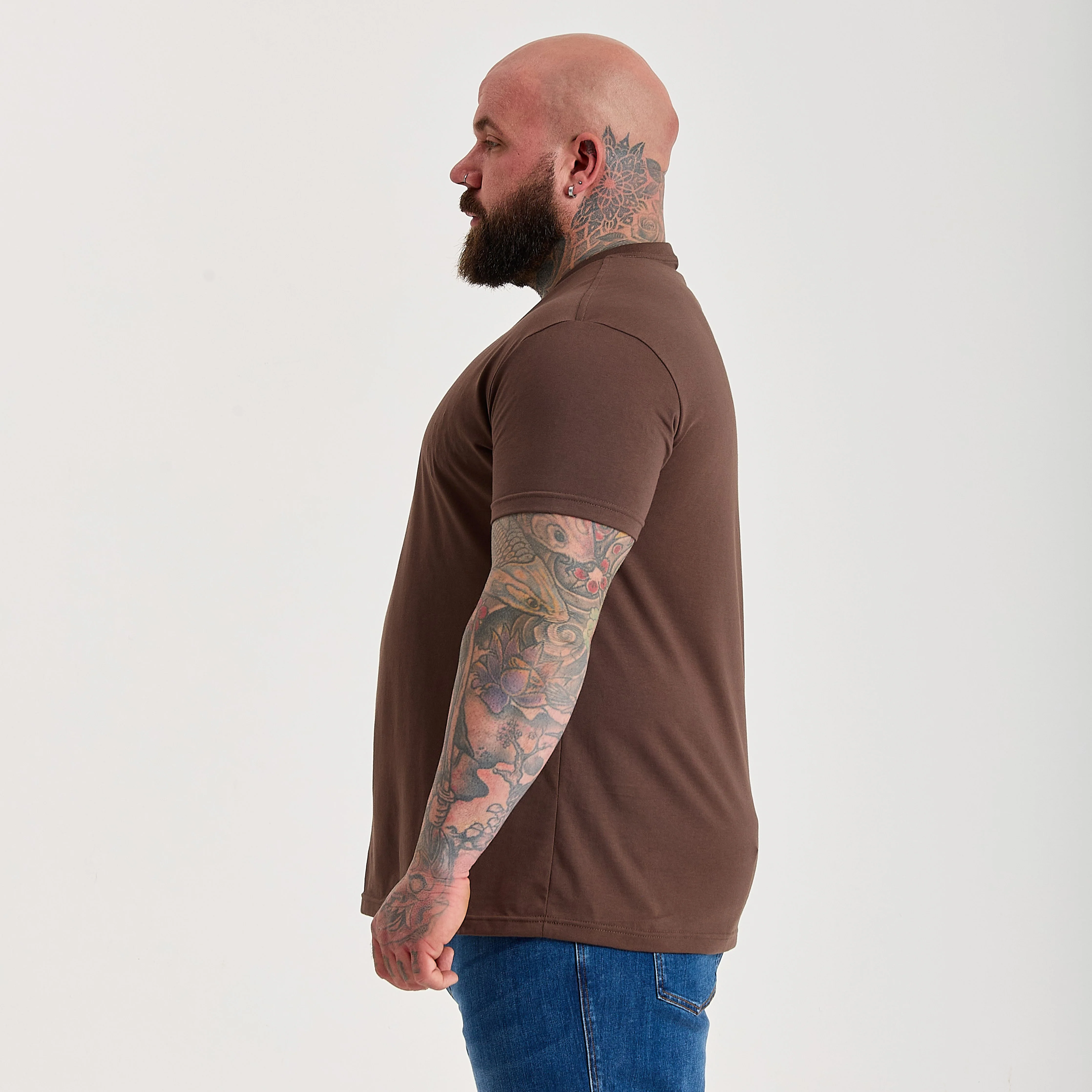 Chocolate V-Neck T-Shirt - Image 5