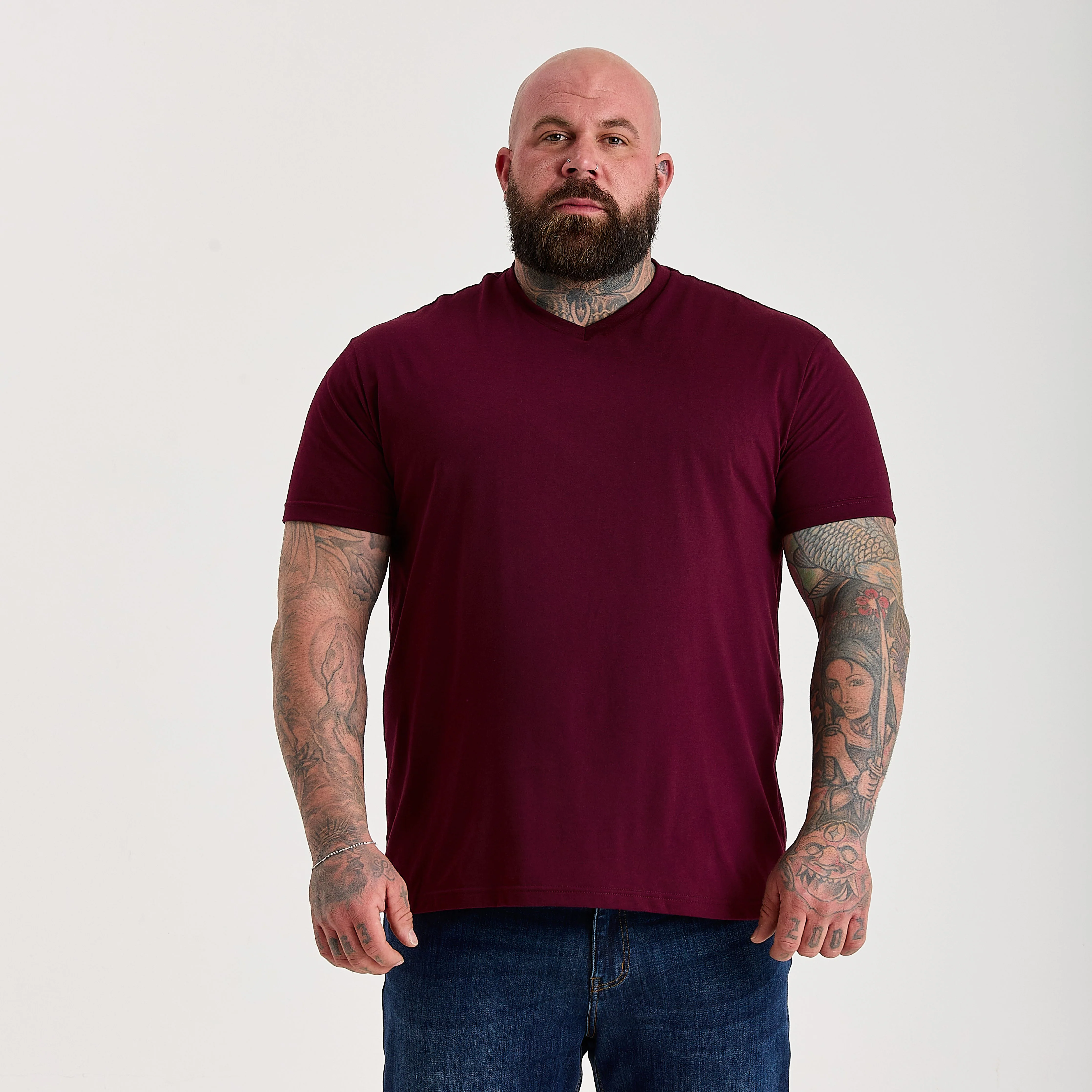 Fig V-Neck T-Shirt