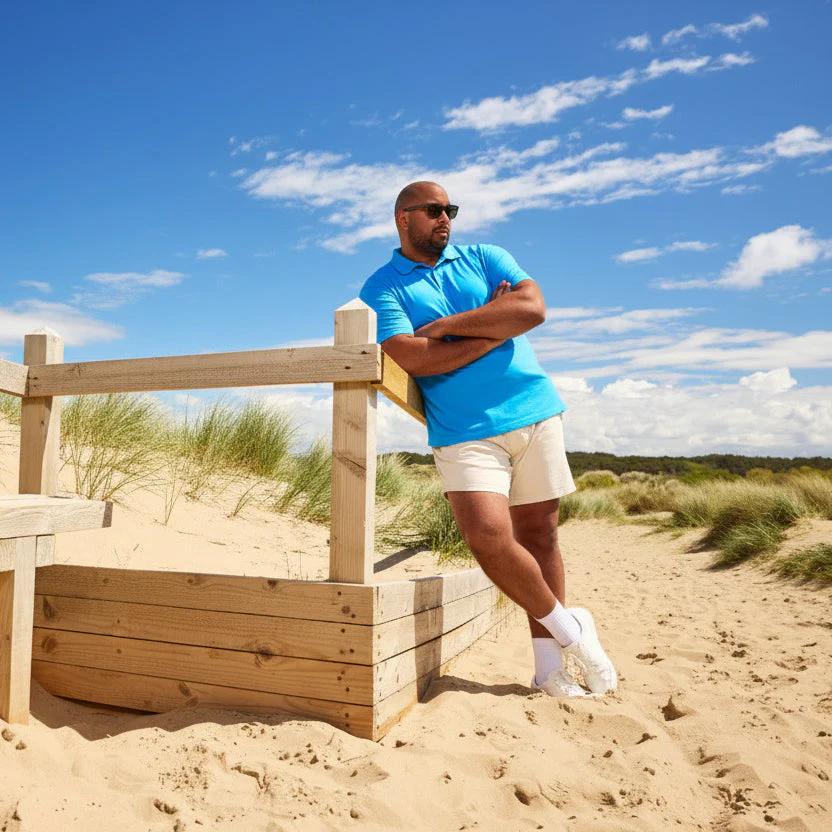 Ibiza Blue Polo Shirt - Image 2
