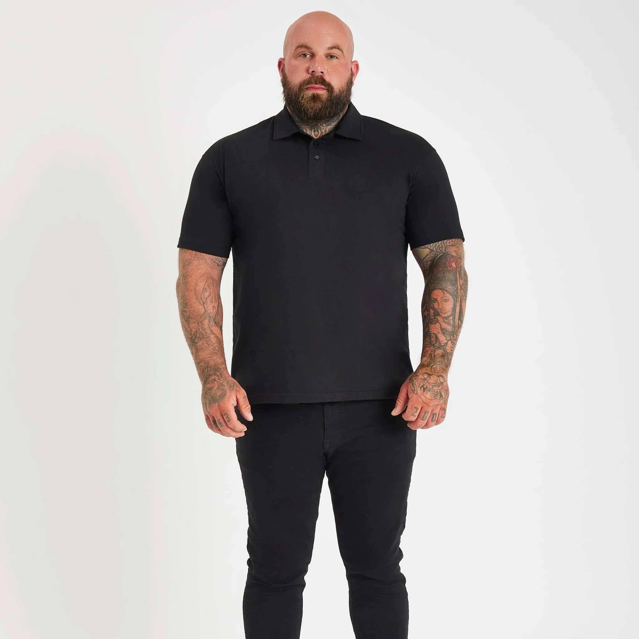 Tall Black Polo - Image 5